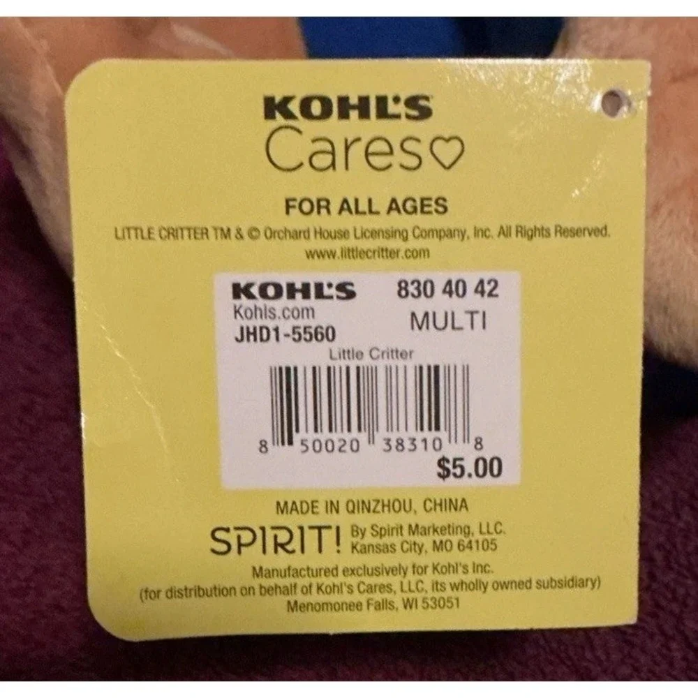 Kohl's Cares Little Critter 14